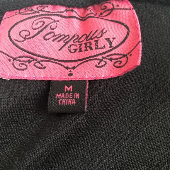 Pompous Girly Black and Pink Fit Flare Dress - Picture 6 of 8